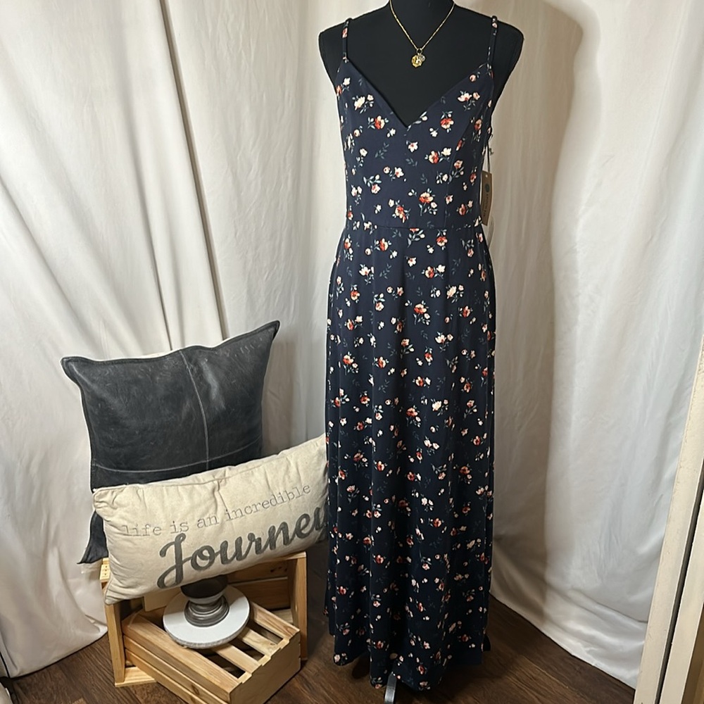 NWT NINE BRITTON‎ Willow Brushed Knit Maxi Dress